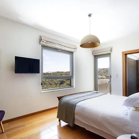빌라 Rizes Villa, Jacuzzi & Pool Amid Olive Trees Agia Triada
