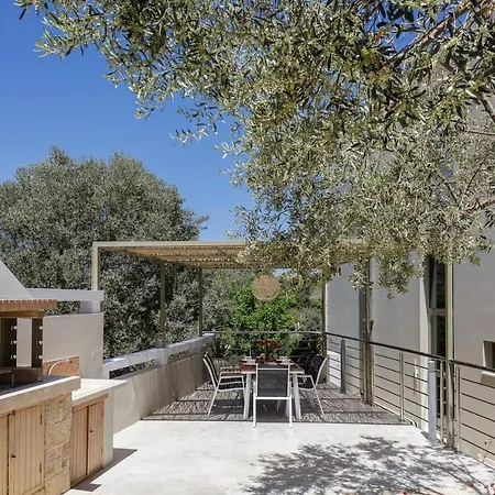 Willa Rizes Villa, Jacuzzi & Pool Amid Olive Trees Agia Triada